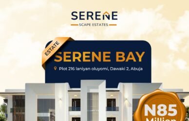 Flier for Serene Bay Estate, Abuja